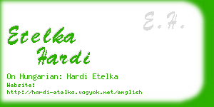 etelka hardi business card